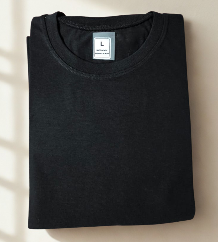Straight-Cut Cotton T-shirt - Image 3
