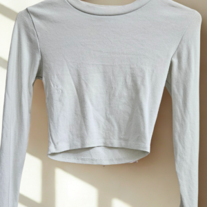 Fitted Ribbed T-shirt - Image 5