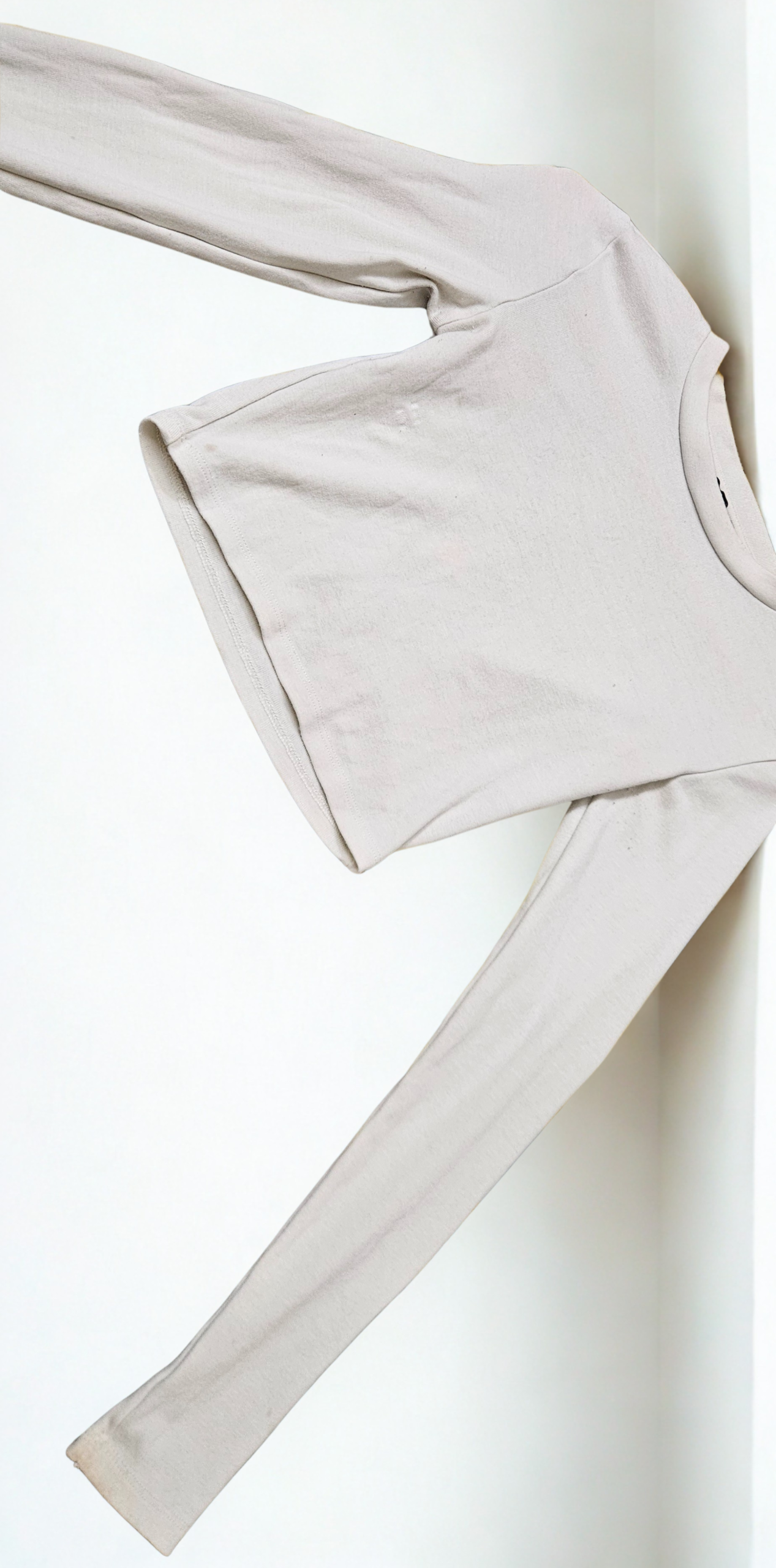 Fitted Ribbed T-shirt - Image 3