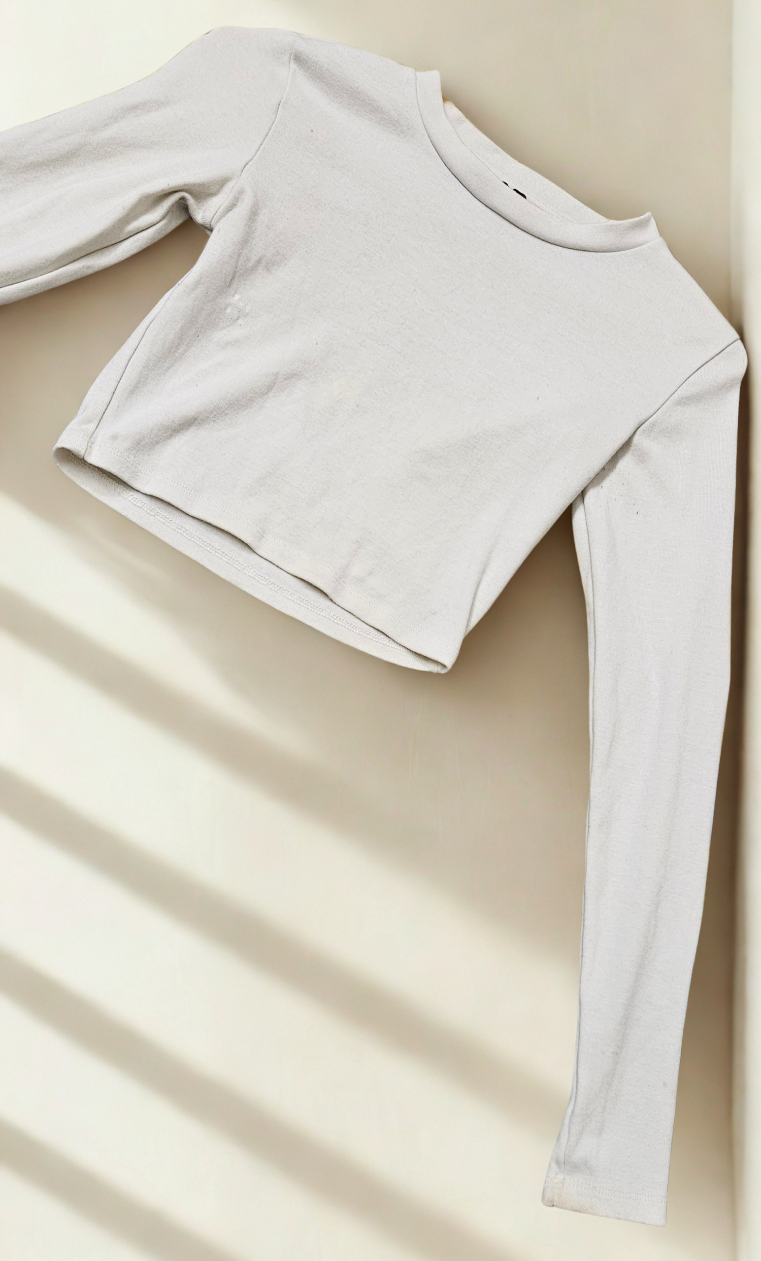 Fitted Ribbed T-shirt - Image 2
