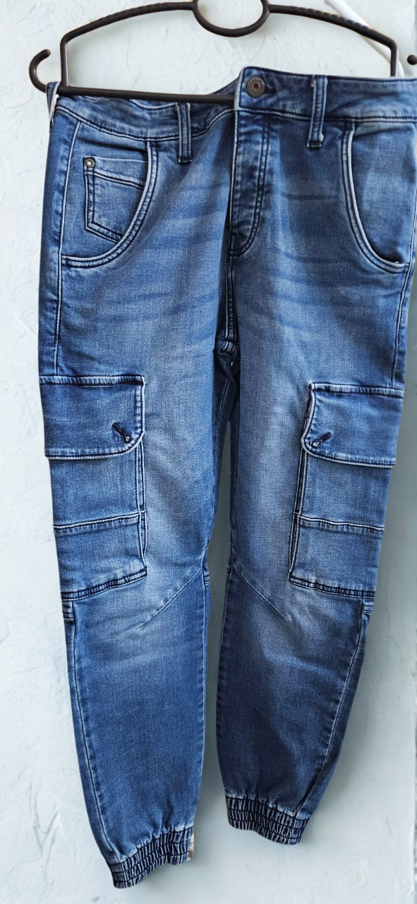 Men's Cargo Jeans - Loose Fit